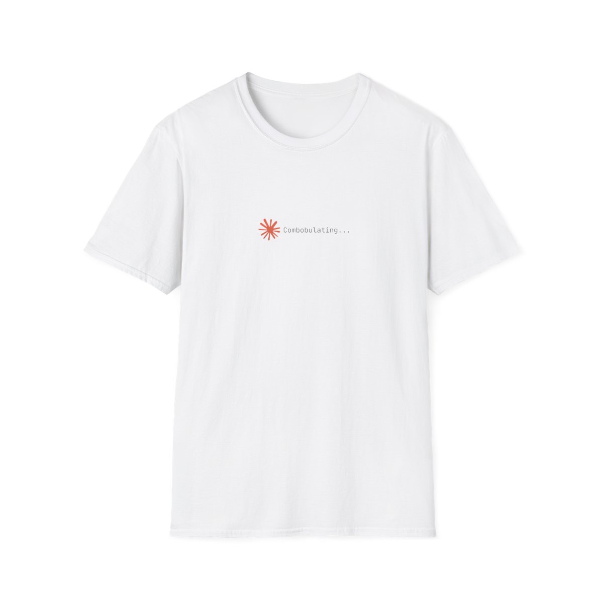 Combobulating... T-Shirt | Minimal Retro Loading Graphic, Cute Tech Vibe — front