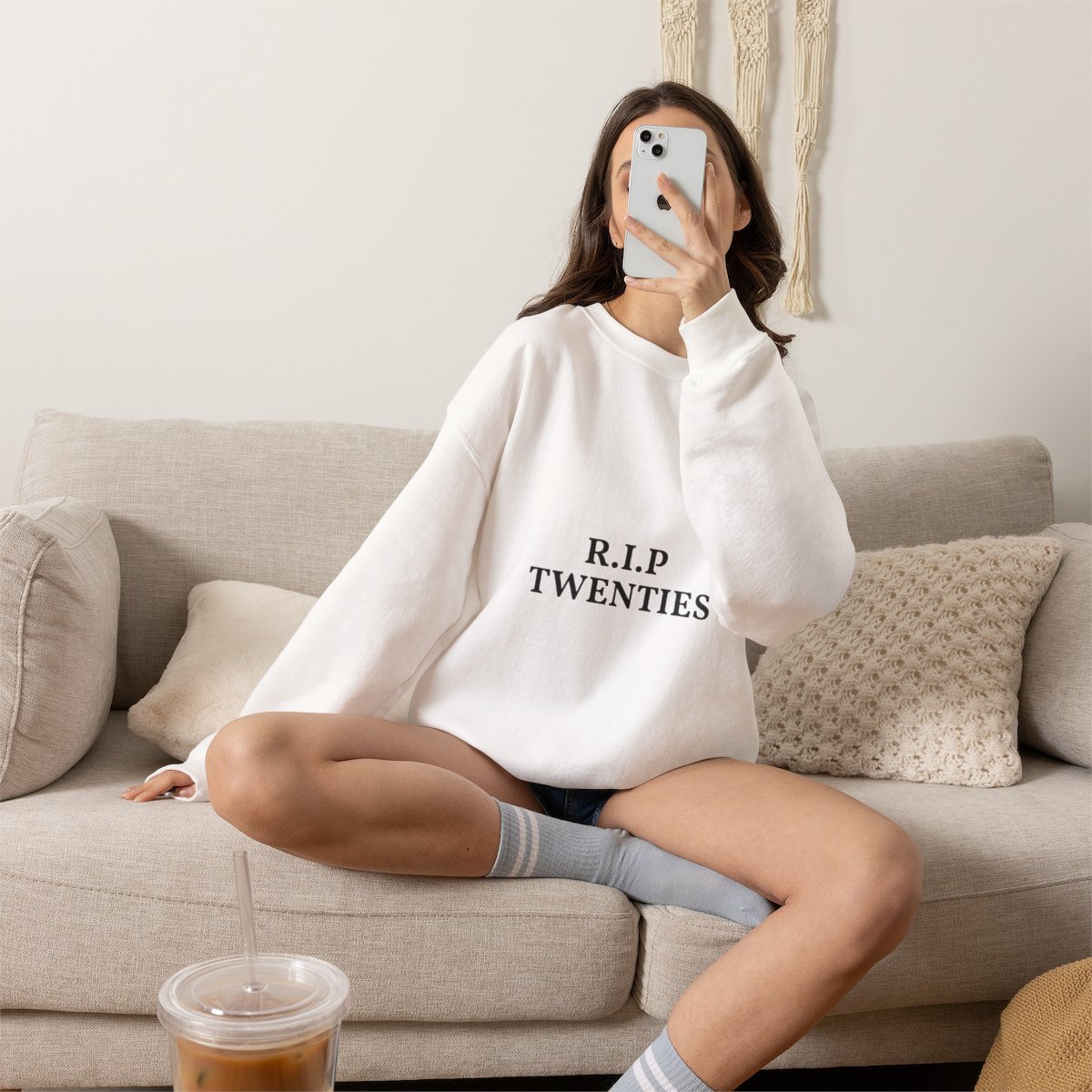 R.I.P. Twenties Sweatshirt | Nostalgic Phrase Crewneck