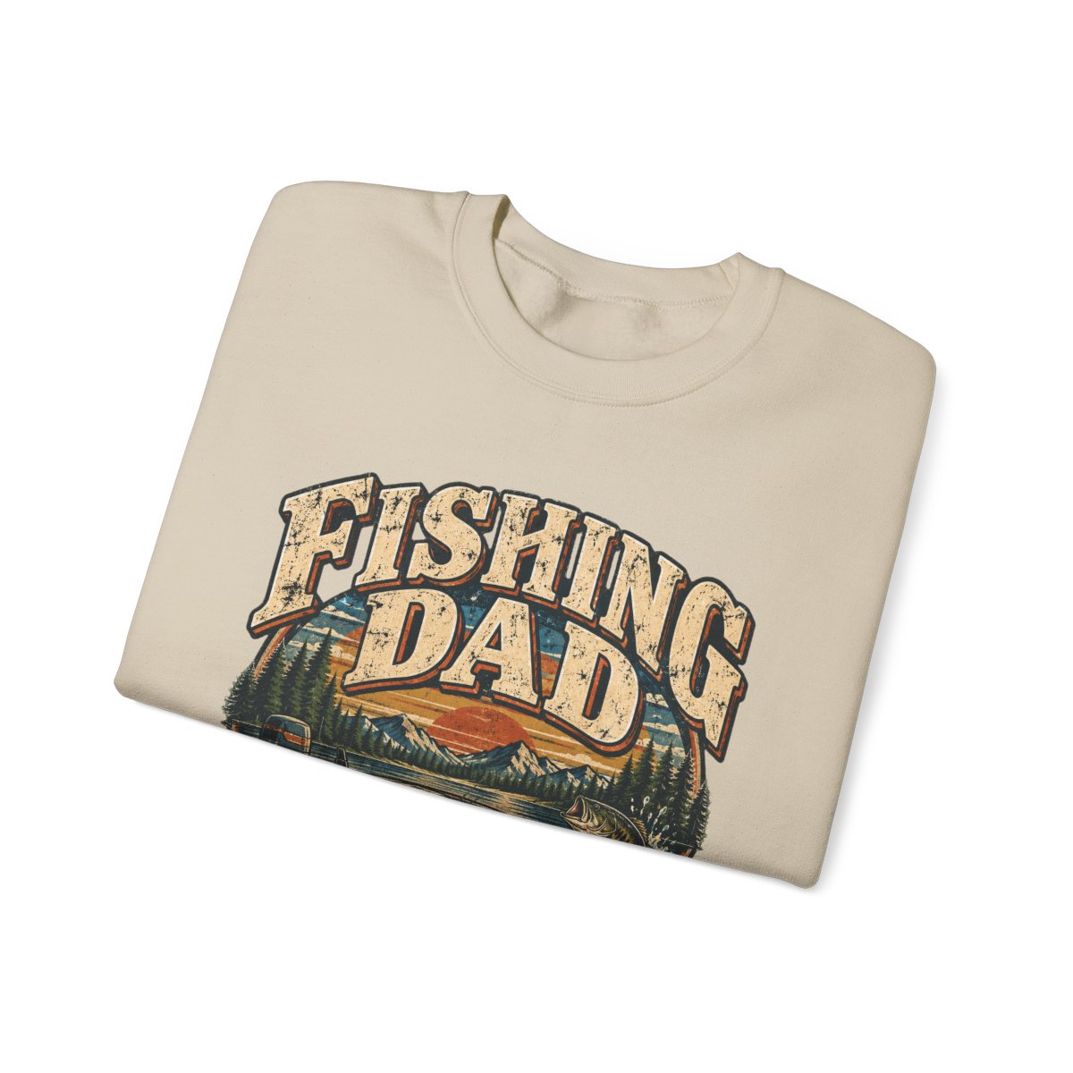 Fishing Dad T-Shirt | Vintage Fishing Shirt for Men | Retro Bass Fishing Graphic Tee | Fisherman Gift for Dad | Weekend Specialist — neck label