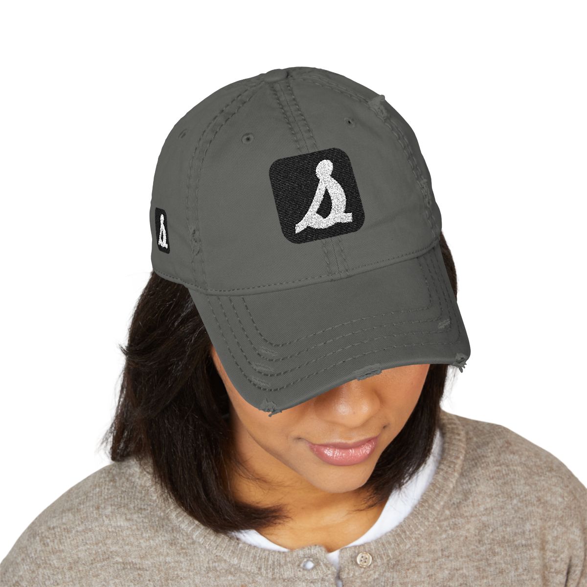 Distressed Dad Hat (Embroidery) — front